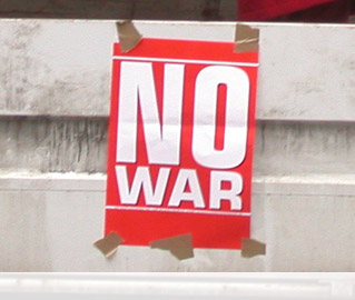  Foto: No war 